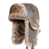 Læder og pels Trapper Hat