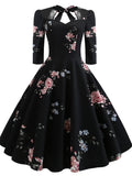 Lang rockabilly-kjole