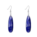 Lapis lazuli øreringe med vedhæng