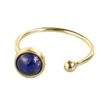 Lapis Lazuli ring guld til kvinder