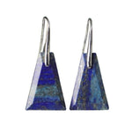 LLapis Lazuli Trapez øreringe