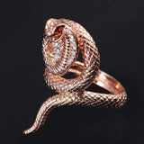 Lyserød kobra ring shop