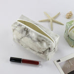 Makeup taske marmorstil