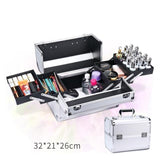 Makeup Vanity Case Sølv