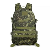 Militær rygsæk af stof Camo