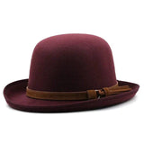 Modern høj bowlerhat Mørkerød