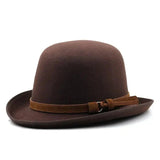 Modern høj bowlerhat Brun
