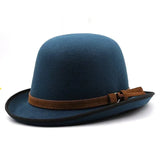 Modern høj bowlerhat Blå