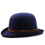 Modern høj bowlerhat Mørkeblå