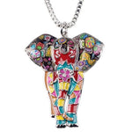 Moderne elefant halskæde