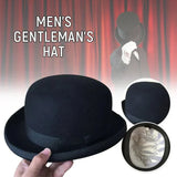 Mørkeblå bowlerhat