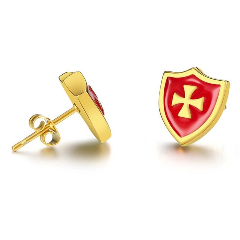 Øreringe med jernkors | 1001 Smykker