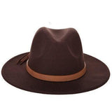 Panama-stil filthat Brun / 56-58CM