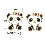 Panda baby øreringe