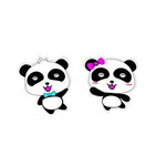 Panda øreringe dreng og pige