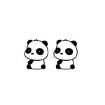 Panda øreringe Kawaii