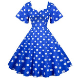 Pin-up-kjole 40’erne Blå / S