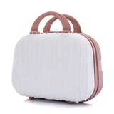 Praktisk Vanity Case Hvid og rosaguld