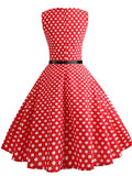 Prikket rockabilly-kjole