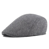 Retro baret Lysegrå