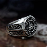 Ring med Valknut symbol