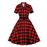 Rockabilly ternet kjole