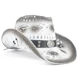 Sherif-stil cowboyhat Hvid