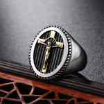 Signet ring krucifiks online