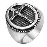 Signet ring krucifiks