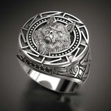 Signet ring viking ulv smykke