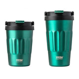 Skinnende termokop Grøn / 350 ml