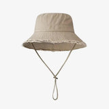 Slidt bøllehat Beige
