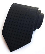 Sort slips med polkaprikker