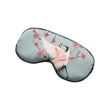 Sovemaske i satin Blå