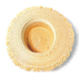 Stråhat med perler Standardtitel