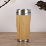 Termokrus i træ 500 ml uden håndtag