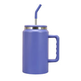 Termokrus med sugerør Lilla