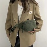 Trendy fløjlsbæltetaske