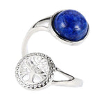 Trendy lapis lazuli ring
