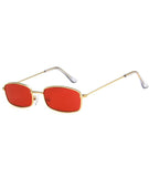 Trendy vintage-stil solbriller Rød
