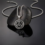 Triquetra vedhæng stål