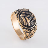 Valknut Ring bronze