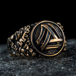 Valknut Ring bronze