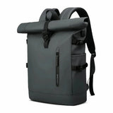 Vandtæt rolltop-rygsæk Grå