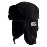Varm sort Trapper Hat 56-60 cm