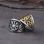 Vegvisir kompas ring