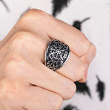 Vegvisir kompas ring