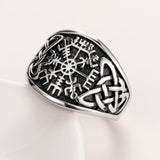 Vegvisir kompas ring