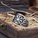 Vegvisir kompas ring