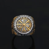 Vegvisir stål ring